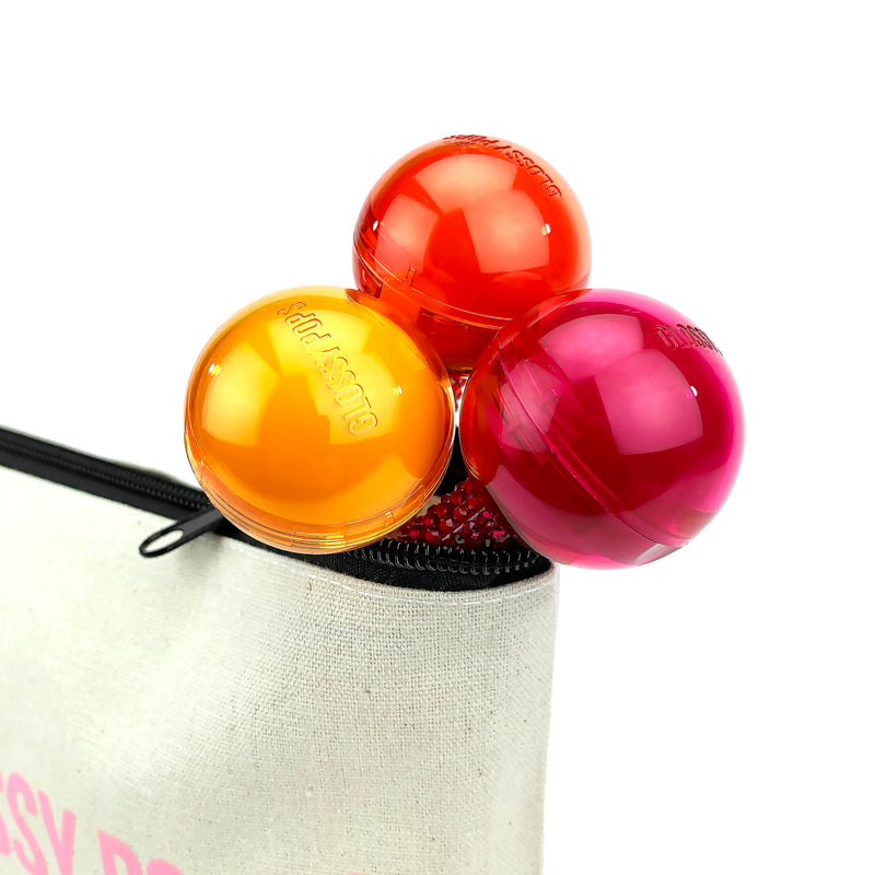 MIXED FRUIT - CHERRY/PEACH/STRAWBERRY - IVORY POUCH