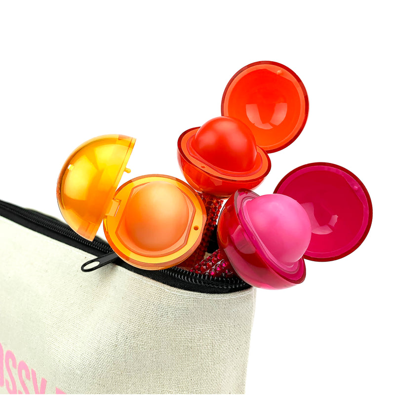 MIXED FRUIT - CHERRY/PEACH/STRAWBERRY - IVORY POUCH